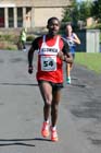 Tadele Geremew (Elswick)  wins the Tyne Bridge Harriers Exhibition Park 5k, Newcastle.